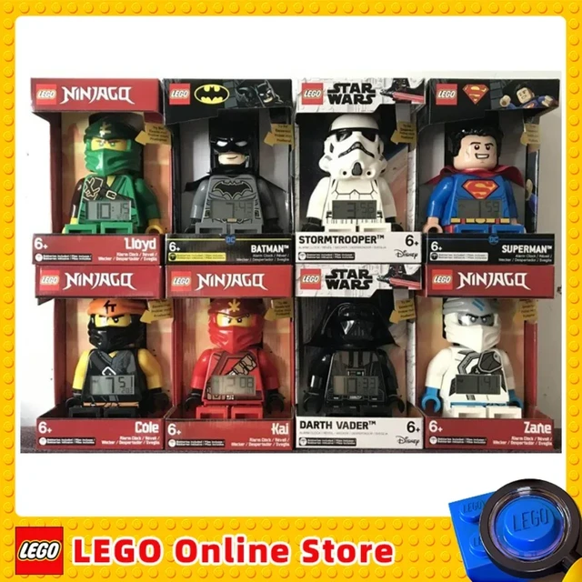 LEGO Star Wars Darth Vader The Flash Red Kai Cole Zane Robin Lloyd Batman Alarm Clock for Children s Kids Birthday Xmas Gift AliExpress
