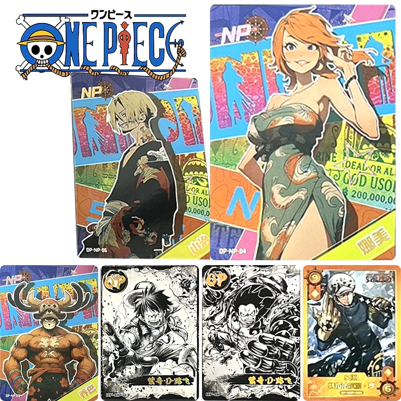 Kakao One Piece NR o Card Tony Tony Chopper Roronoa Zoro regalo di compleanno di natale Rare Bronzing Game Toys Collection Card