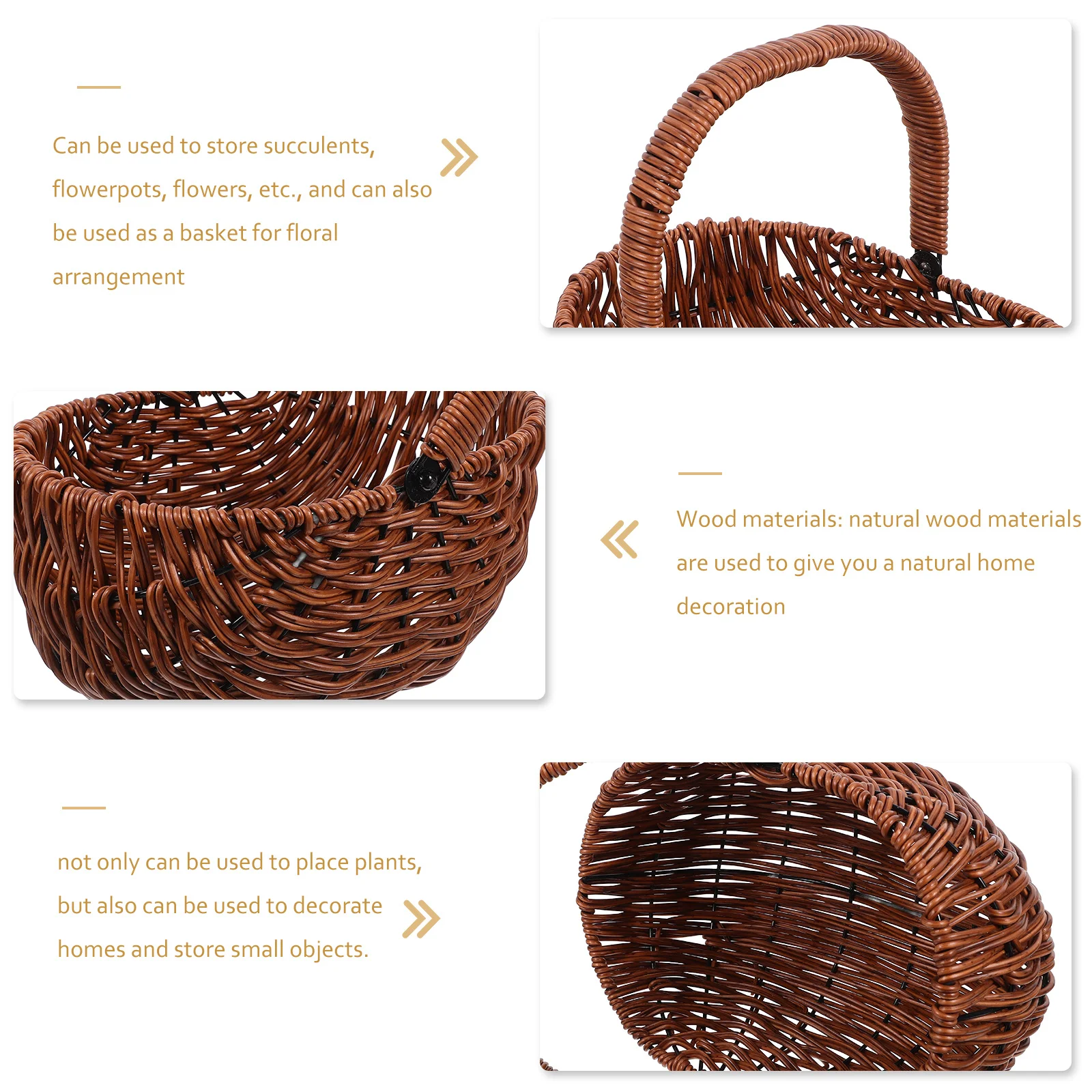 

Large Woven Decorative Storage For Home Office Indoor Plant Arrangement Planter Basket Planters For Indoor Plants Basket