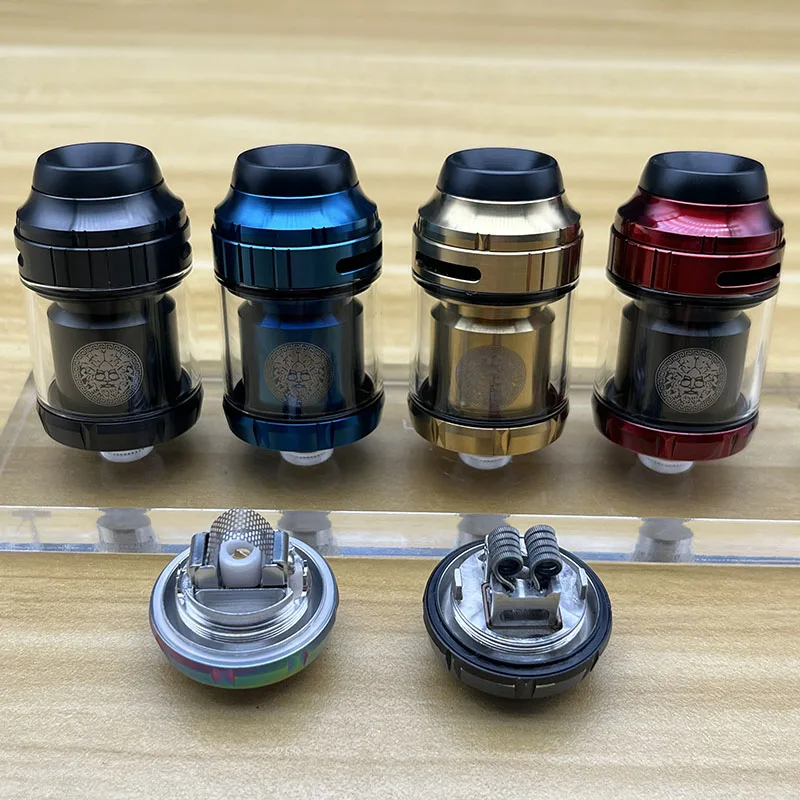 

vape Zeus X RTA Zeus x Mesh RTA Tank Atomizer 3.5/4.5ml Ni80 Dual Coil Rebuildable Tank Electronic Cigarette Atomizer