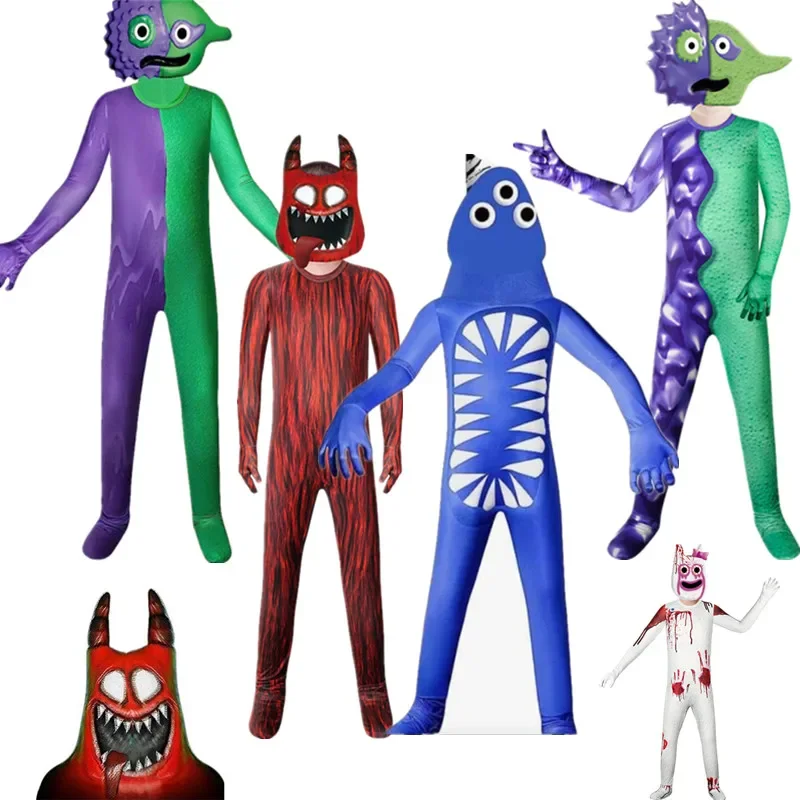 

Garden Of Banban Cosplay Costume Kids Boys Banban Suit Costume Child Evil Banban Game Costume Mask Ban Ban Halloween Clothes
