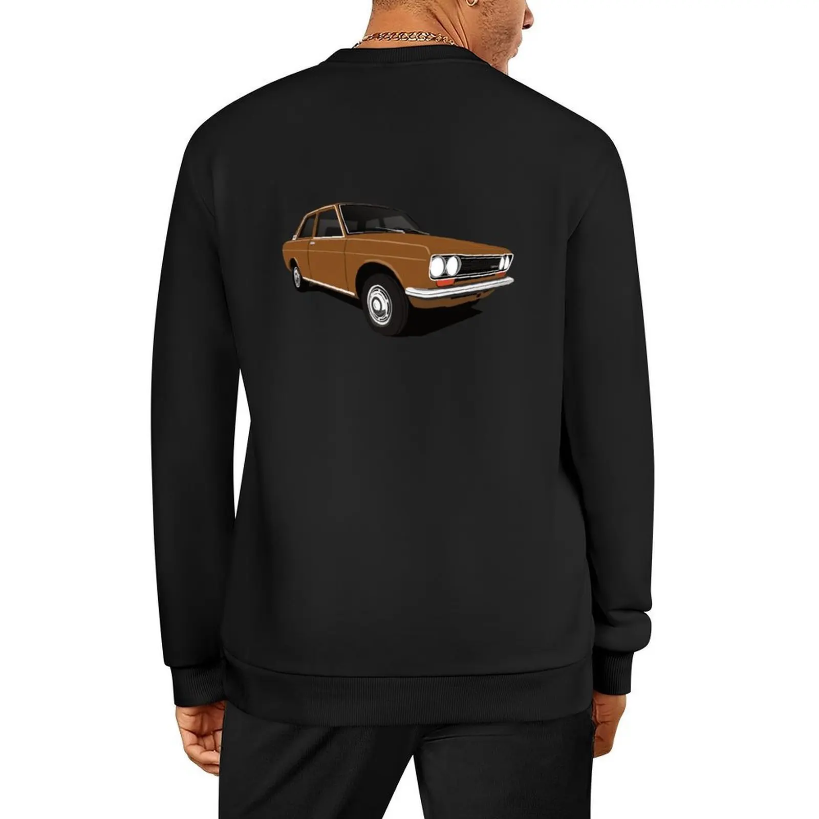 

Brown Datsun Bluebird 1600 (510) illustration Pullover autumn clothes men clothing tracksuit men hoody