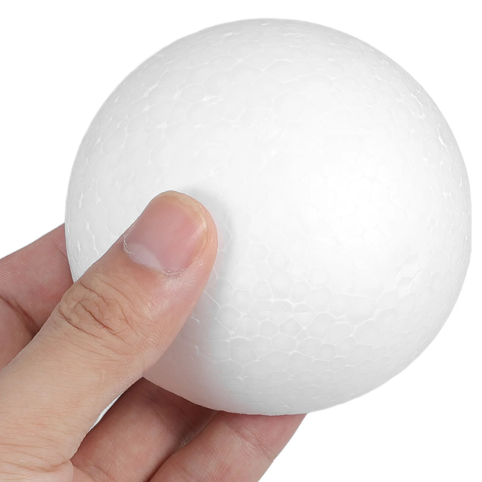 

15 pcs 9Cm Foam Half Balls Craft Hemisphere Ornament Diy Christmas Decoration Flower Arrangement Accessories Supplies White
