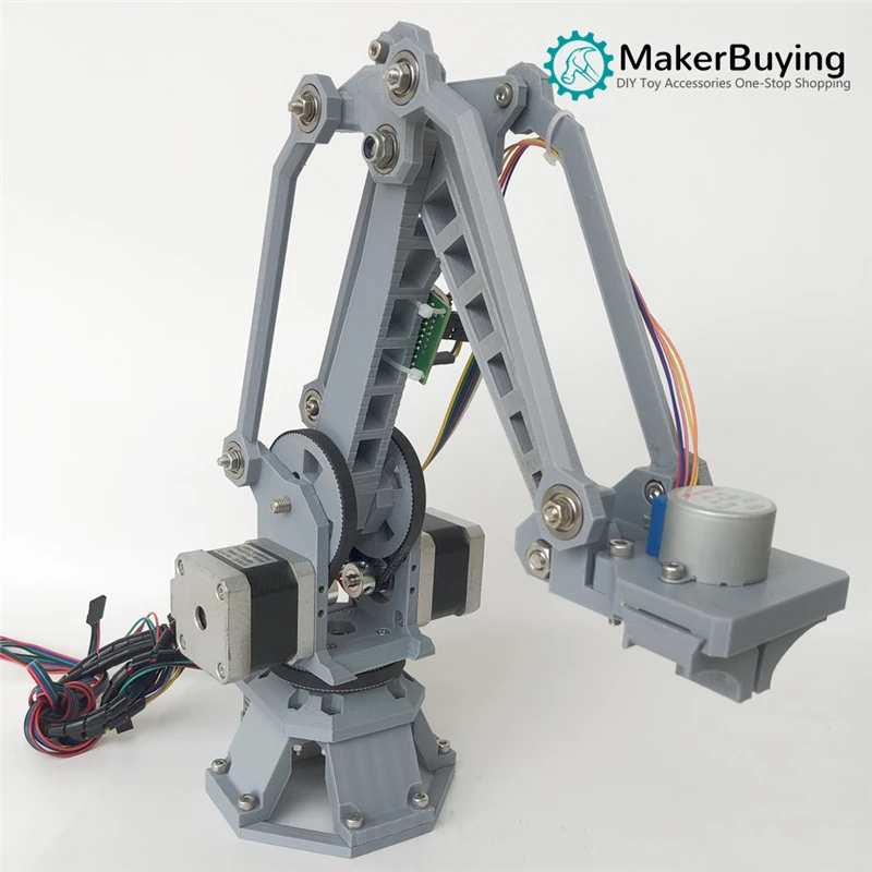 3D printing stepper motor 4 axis pulley high precision robotic arm automation