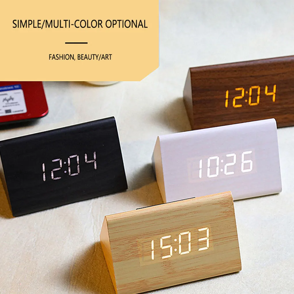 Sleek Digital Clock For Bedside Tables And Shelves Alarm Clocks For Bedrooms Alarm Clocks For Kids