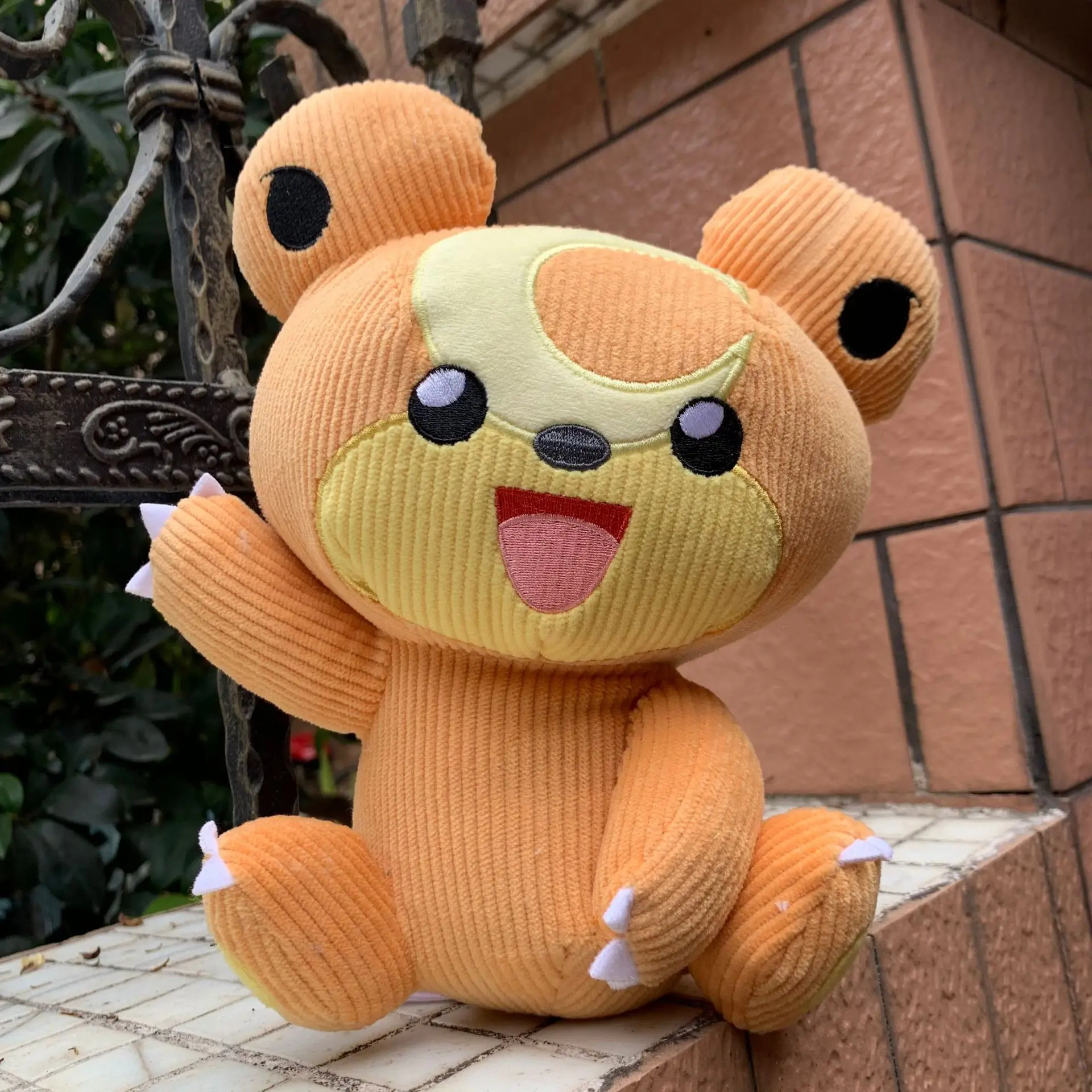 1pcs 22cm Original Pokemon Teddiursa Plush Toys Doll Soft Stuffed Cartoon Animals Toys Gifts for Children Kids