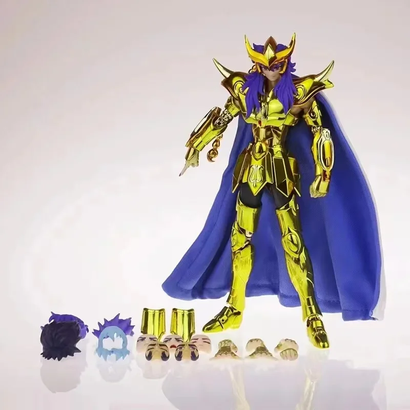 In Stock JM.MST Saint Seiya Myth Cloth EXM/EX Scorpio Milo with Phoenix Ikki Head 24K/OCE/Dark Gold Knights Zodiac Action Figure