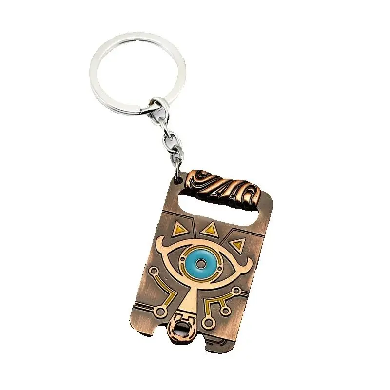 Anime Breath of the wild Link Eye Of Truth Occhi grandi Logo Portachiavi in lega Pandents Portachiavi Figura Cospaly Accessori Prop Regali
