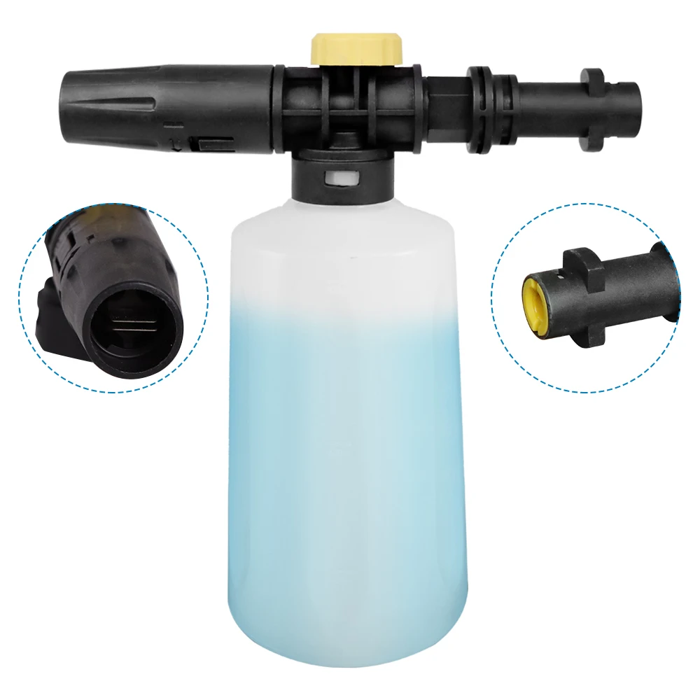 750ML Snow Foam Lance For Karcher K Series/ Lavor Car Pressure Washers Soap Foam Generator With Adjustable Sprayer Nozzle