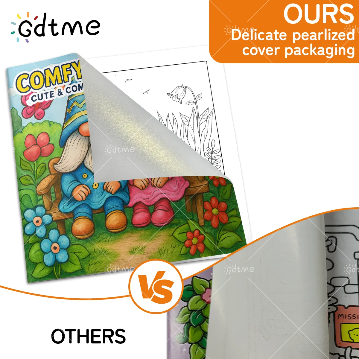 COMFY GNOMES: Malbuch für Erwachsene mit niedlichen, gemütlichen Alltagsaktivitäten zur Entspannung (gemütliche Räume zum Ausmalen) – Detail 3