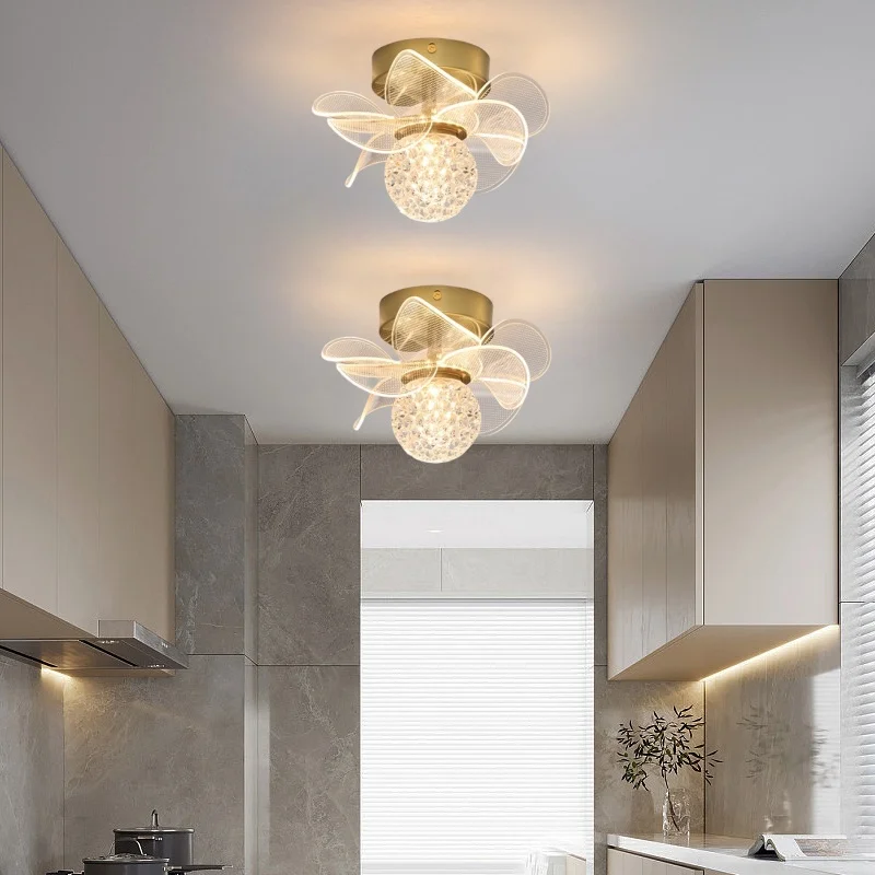 

Modern LED Wall lamp Creative Flower Shaped Corridor Balcony Corridor Staircase Decorative Lamp Bedroom Study Home Ceiling Light