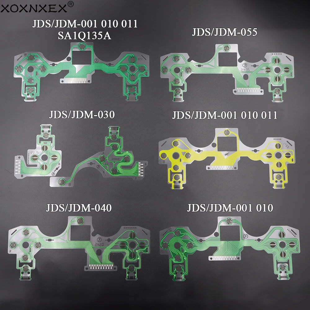 XOXNXEX 1-20 قطعة JDS 001 010 011 030 040 055 ل PS4 لوحة مفاتيح فيلم موصل ل PS4 تحكم PCB الدائرة