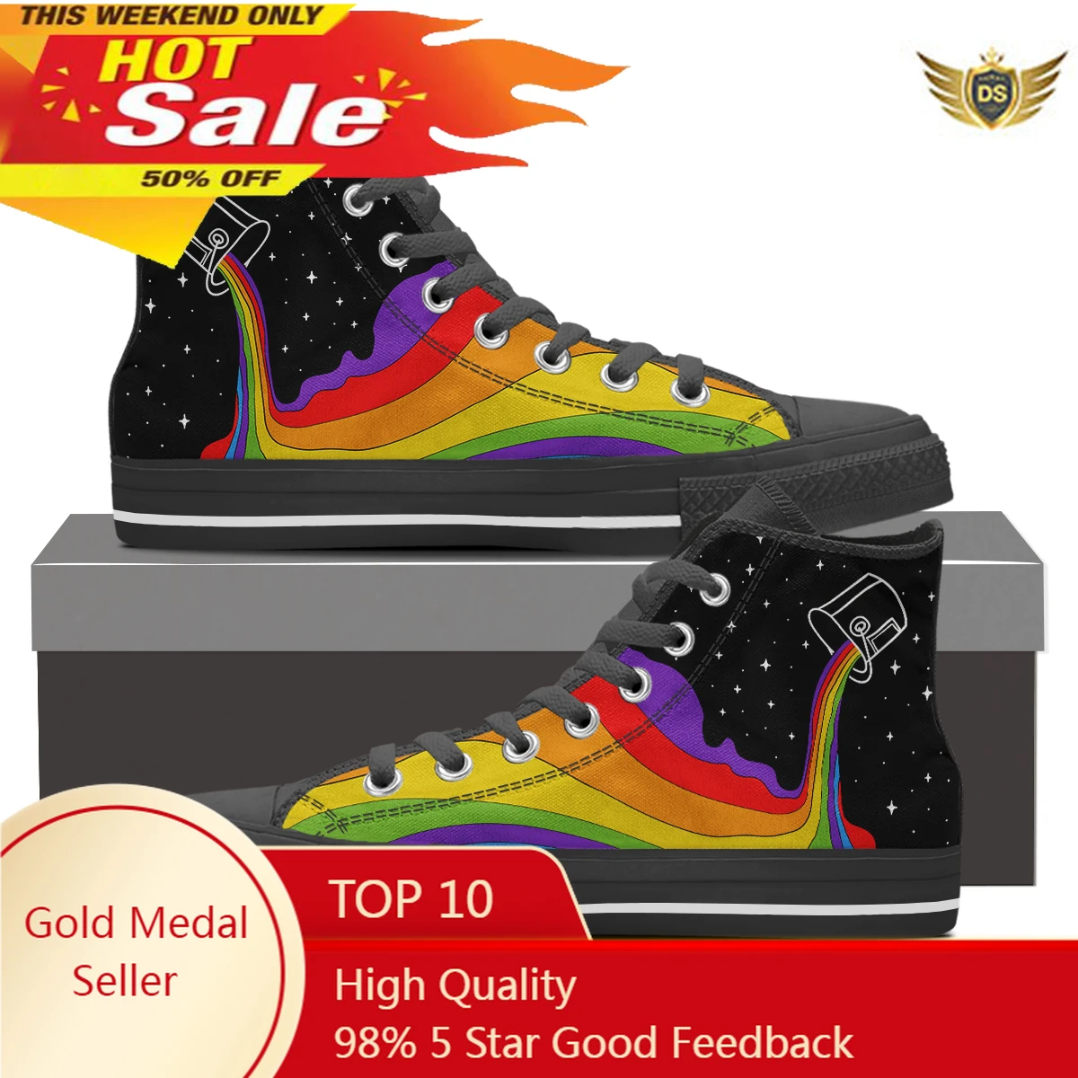 

New High Top Men Canvas Shoes Lightweight Comfortable Breathable Walking Sneakers Fashion Casual Student Shoes