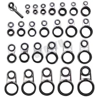 2mm-12mm all set  Diameter Rock Fishing Rod Guides Ring Repair Multiple Sizes Sea Fishing Rod Guide Rings rocky rod wire loop