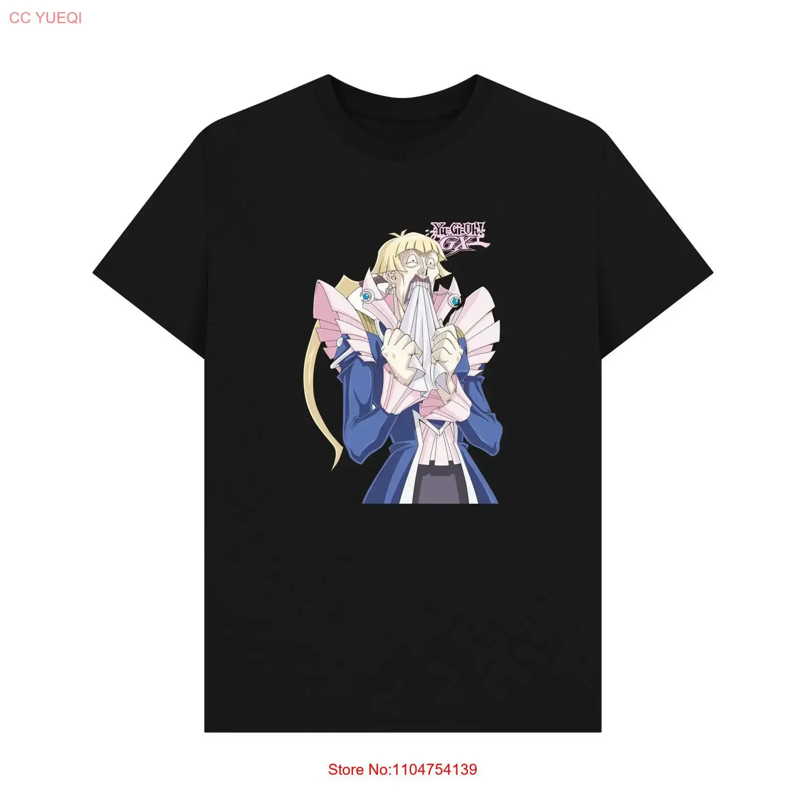 Camiseta Negra Oficial Premium de Yu-Gi-Oh! Crowler, Estilo Vintage Lavado, Versátil, Elegante, Suave y Cómoda