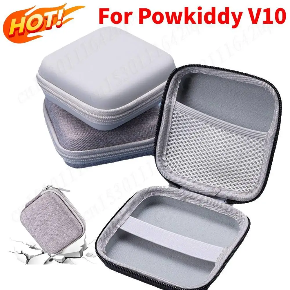 For Powkiddy V10 Console Carrying Protective Case Anti-scratch Travel Carrying Pouch Anti-Fall Protective Bag Mesh Inner Pocket