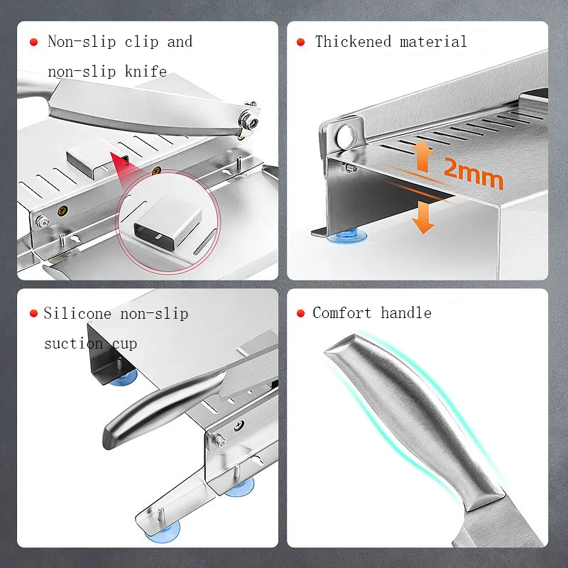 Multifunctional Meat Slicer Frozen Chicken Duck Fish Fish and Lamb Bone Cutting Machine Beef Mutton Vegetable Cutter