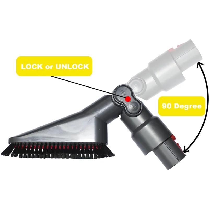 B47B-piezas de repuesto de vacío para aspiradoras inalámbricas Dyson V8 V7 V10 V11 V15, cepillo de eliminación de polvo suave, cepillo de polvo sin rastro