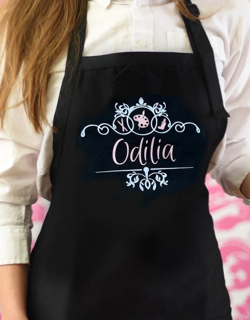 Personalized name Custom apron artist painter crafter art School teacher student maker calligrapher designer gift present