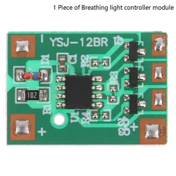 3V 6V 12V Slow Breathing Light Module 3-way 300mAh Light with Slow Flashing Light Gradually on And Off Chip