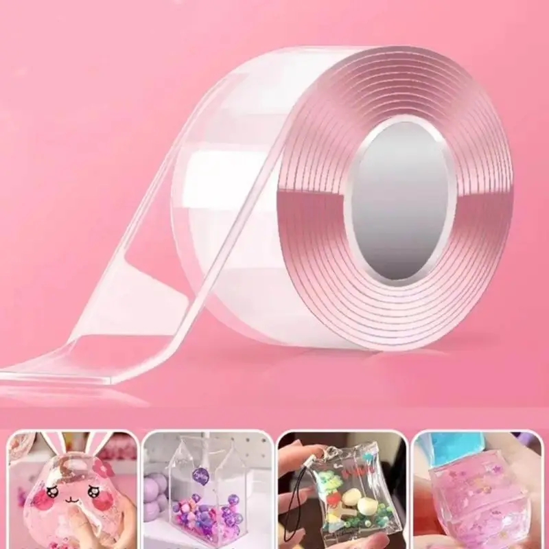 920L DIY Bubble Blowing Nanos Tape Kits Stress Relief Squeeze Toy Balloon Making Set Blowing Bubble Tape DIY Balloon Art Set