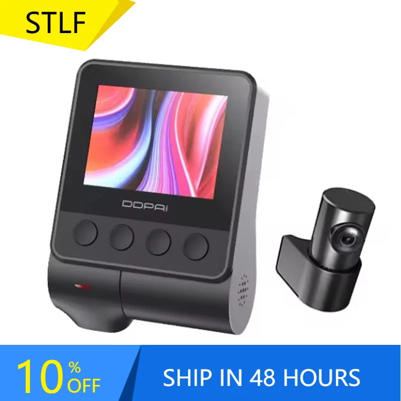 

STLFDDPAI Z50 4K 2160P Dual Lens Dash Cam Front Rear Parking Dual Cameras GPS Mini Drive Vehicle Video Recorder Touch Screen Car