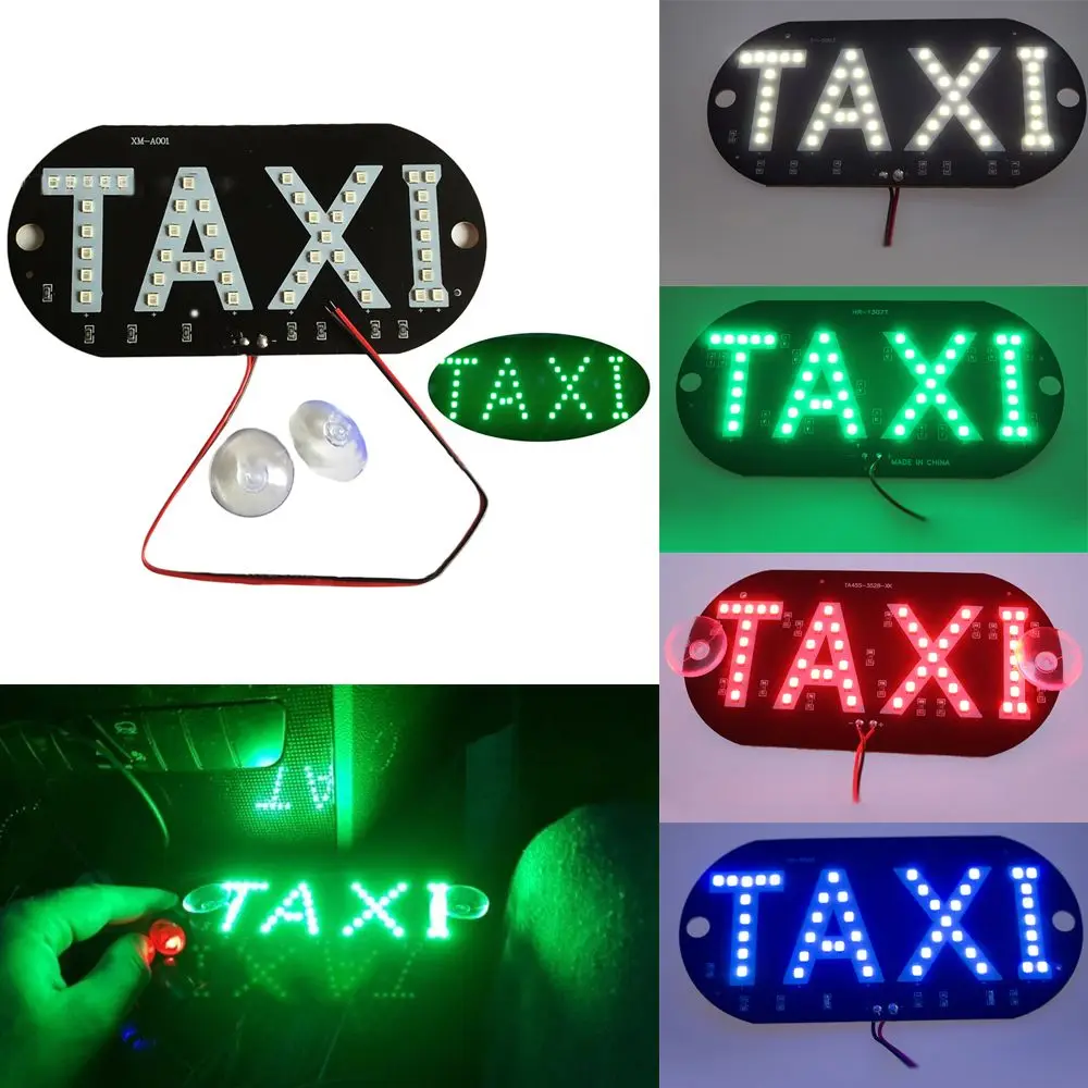 Práctica lámpara de coche de ahorro de energía, luz de Taxi colorida, bombillas de señal Led, luces de instrumentos, parabrisas, indicador de cabina