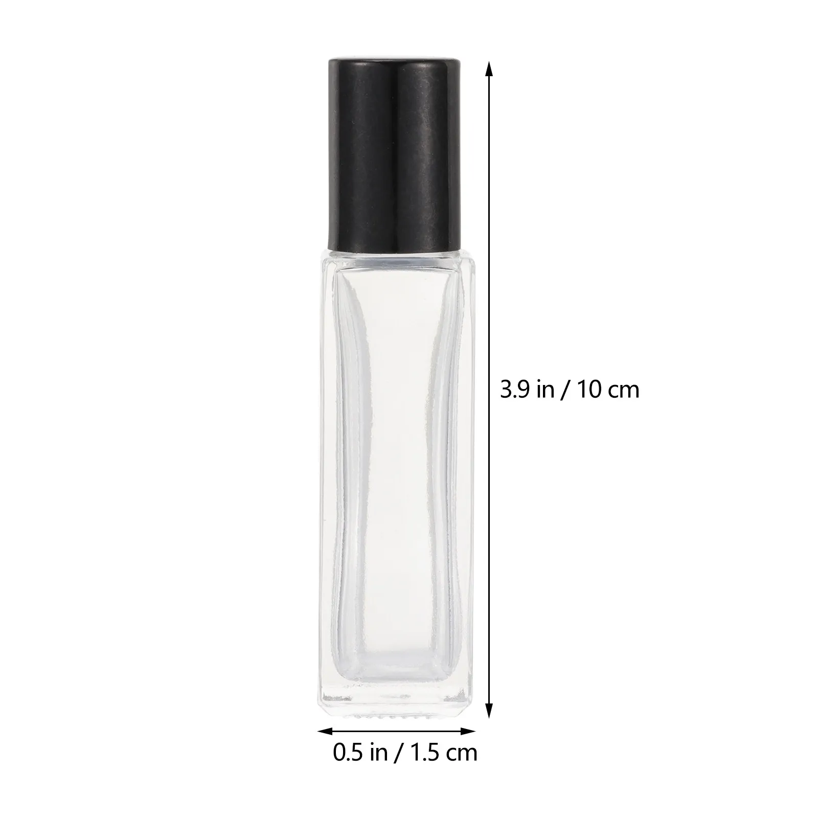 12Pcs 10Ml Glass Roller Bottles Essential Oil Roller Bottles Refillable Leakproof Smooth Thick Corrosion Resistant Travel