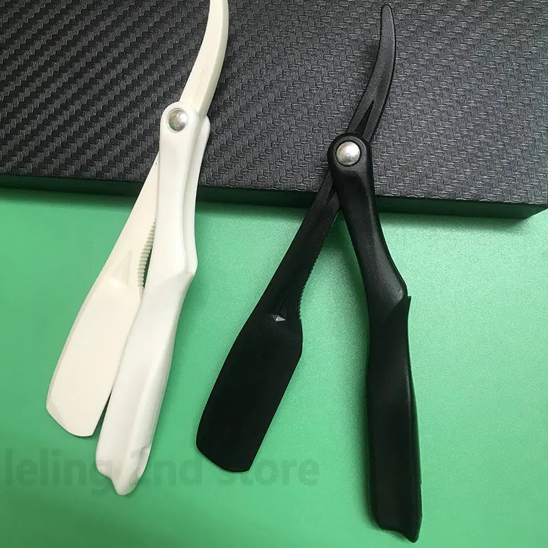 الرجال المهنية ماكينة حلاقة يدوية حافة مستقيمة البلاستيك ماكينة حلاقة للطي الحلاقة اللحية القاطع مستقيم الحلاقة بالجملة #2