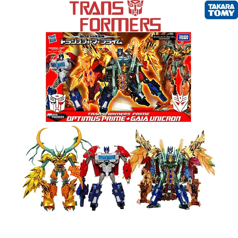 

[В наличии] экшн-фигурка Takara Tomy Трансформеры Prime Optimus Prime Unicron Бесплатная доставка Хобби Коллекционирование Аниме подарок