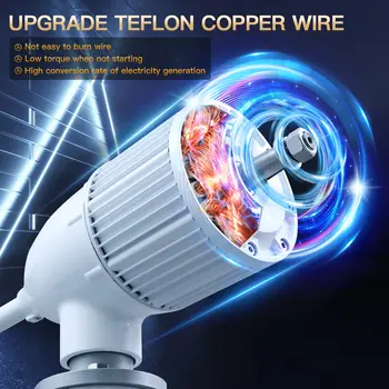 Nová vylepšená verze odeslána z polského skladu, výkonnější 5000W horizontální větrná turbína s větrným mlýnem... 10 nejlepší prodej Větrný generátor o výkonu 5000 W - №10