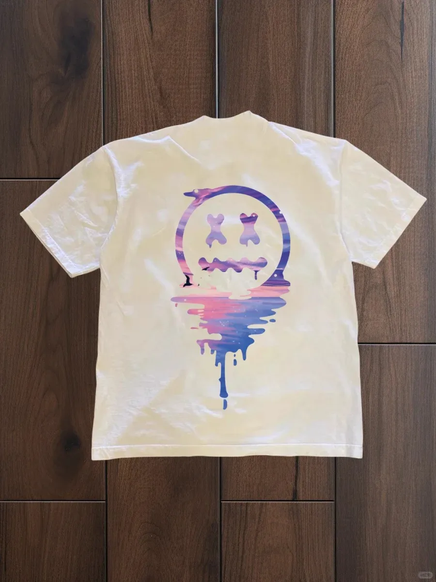 متعة محاكاة ساخرة تي شيرت شخصية الطباعة الصيف الرجال النساء كبيرة الحجم تي شيرت قصيرة الأكمام الشارع نمط اليومية Y2k تنوعا