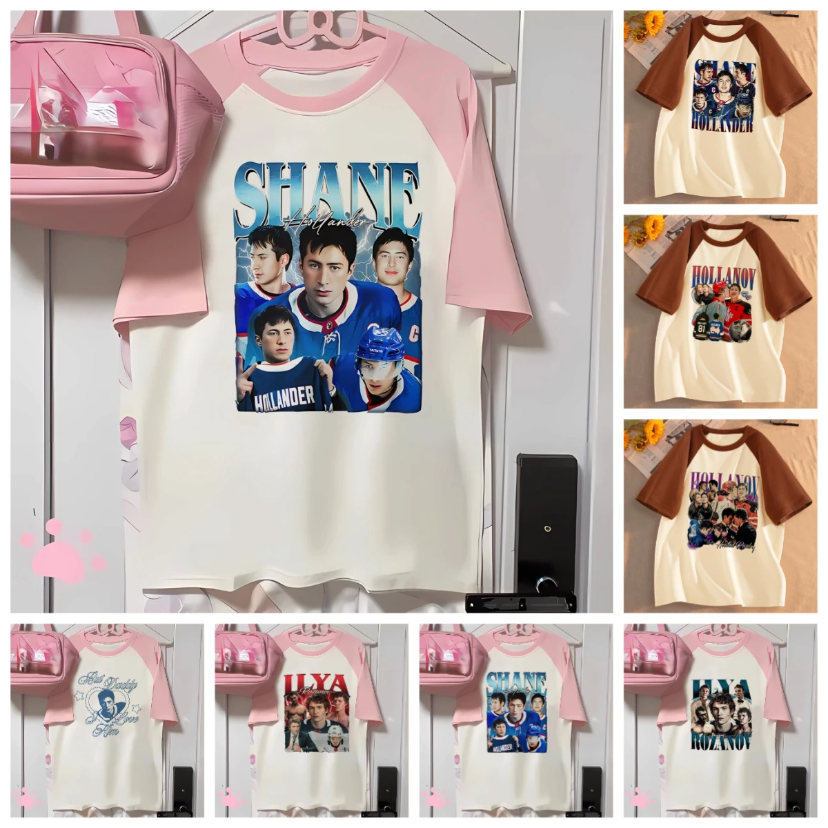 Shane Hollander Heated Rivalry T Shirt Hollanov Shirt Hudson Williams Connor Storrie Shirt Ilya Rozanov T-Shirt Women