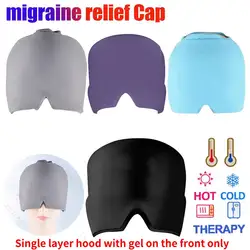 Relief Headgear Migraine Relief Cap Gel Ice Cap Cold Compress Therapy Cap Ice Head Wrap Pack Eye Mask For Pressure Relieve Pain