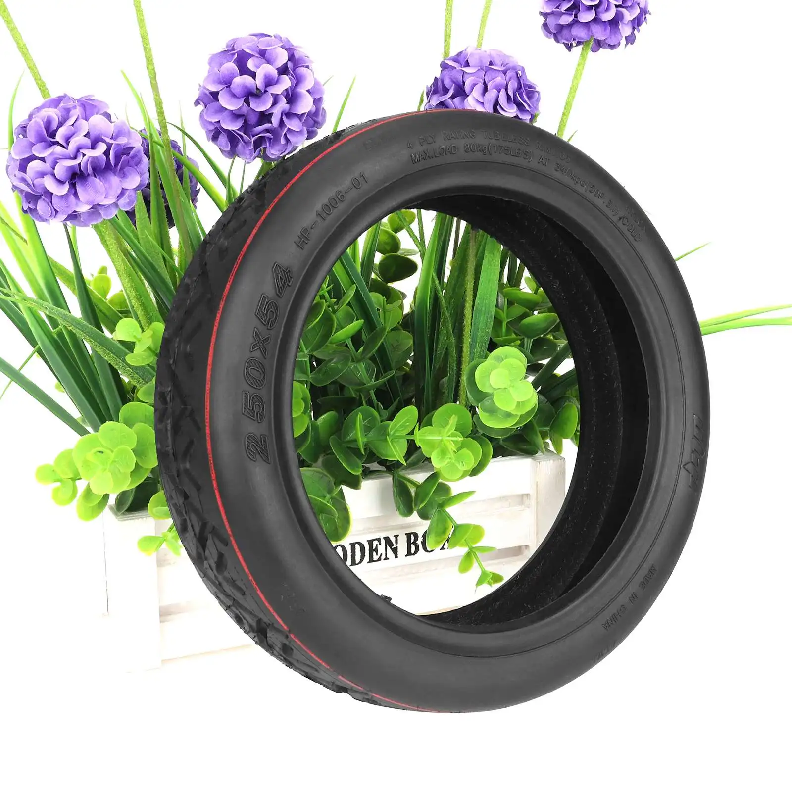 ULIP 10Inch 250x54 Self-healing Tire With Glue For Xiaomi 4 Electric Scooter 250*54 More Thicker Tubeless Tyre Accessories Parts