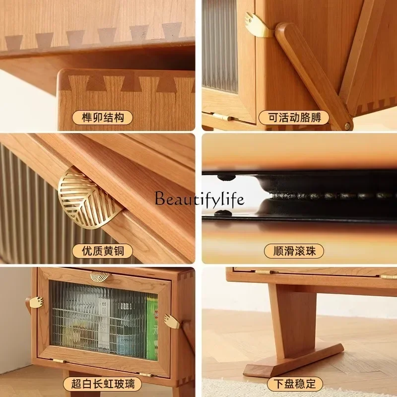 New Arrivals New styleRobot locker cute living room creative rotatable simple bedside tabless 7304