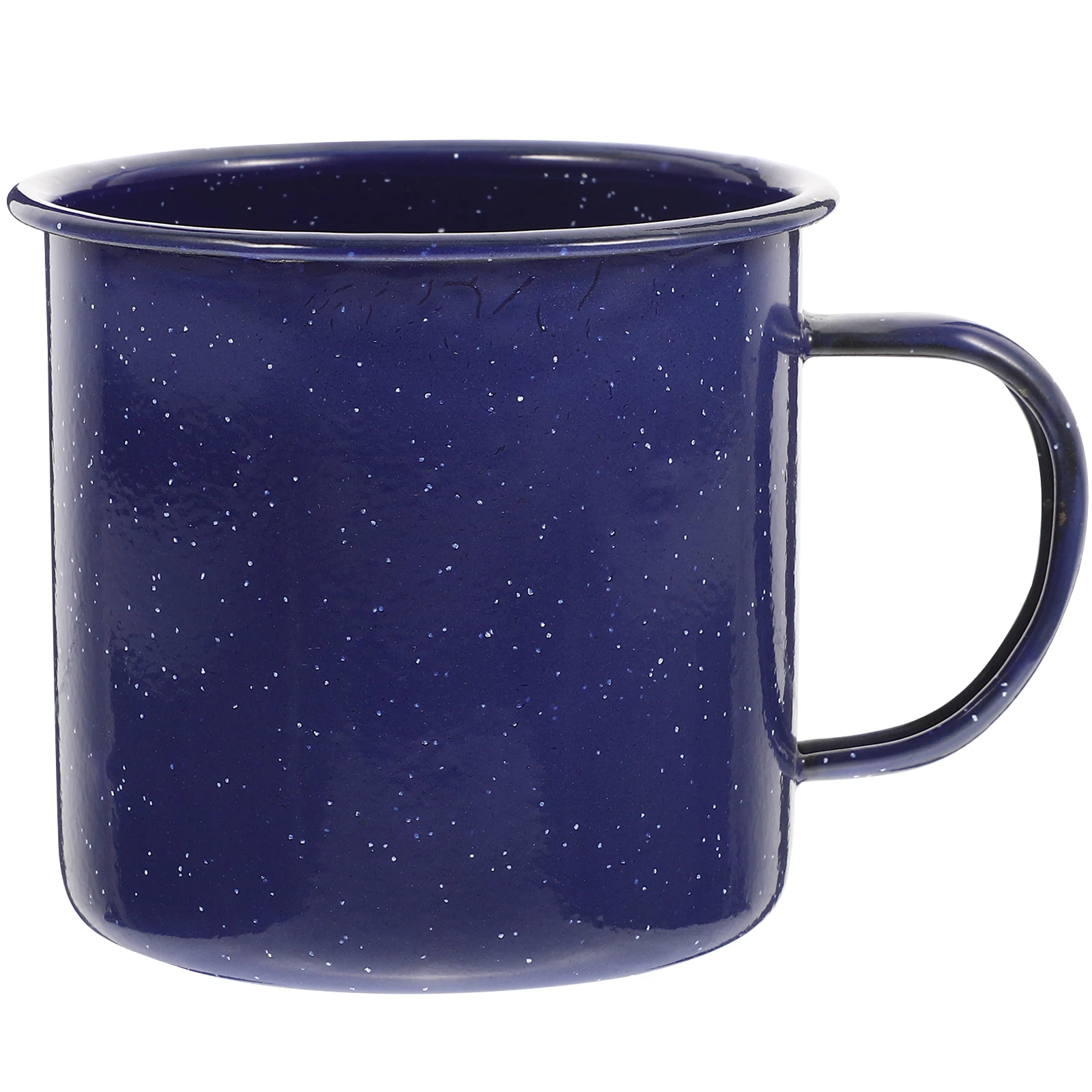 

Premium Enamel Coffee Mug Breakfast Milk Cup Heat Resistant Portable Camping Cup Home Office Restaurant Kitchen Bar Supplies