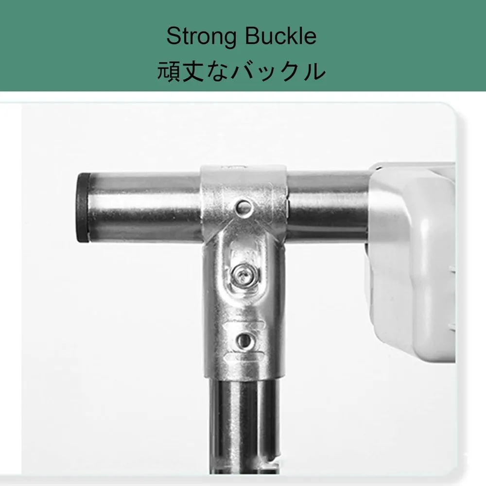 رف تخزين المكنسة والممسحة المحمول للتنظيف التجاري، عربة تنظيم لمستلزمات التنظيف وأدوات الحدائق #4