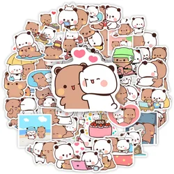 Bubu and Dudu Stickers Cute Bear Couple DIY Toy Doodles Decorative Graffiti Decal for Phone Laptop Bottles Scrapbook Waterproof