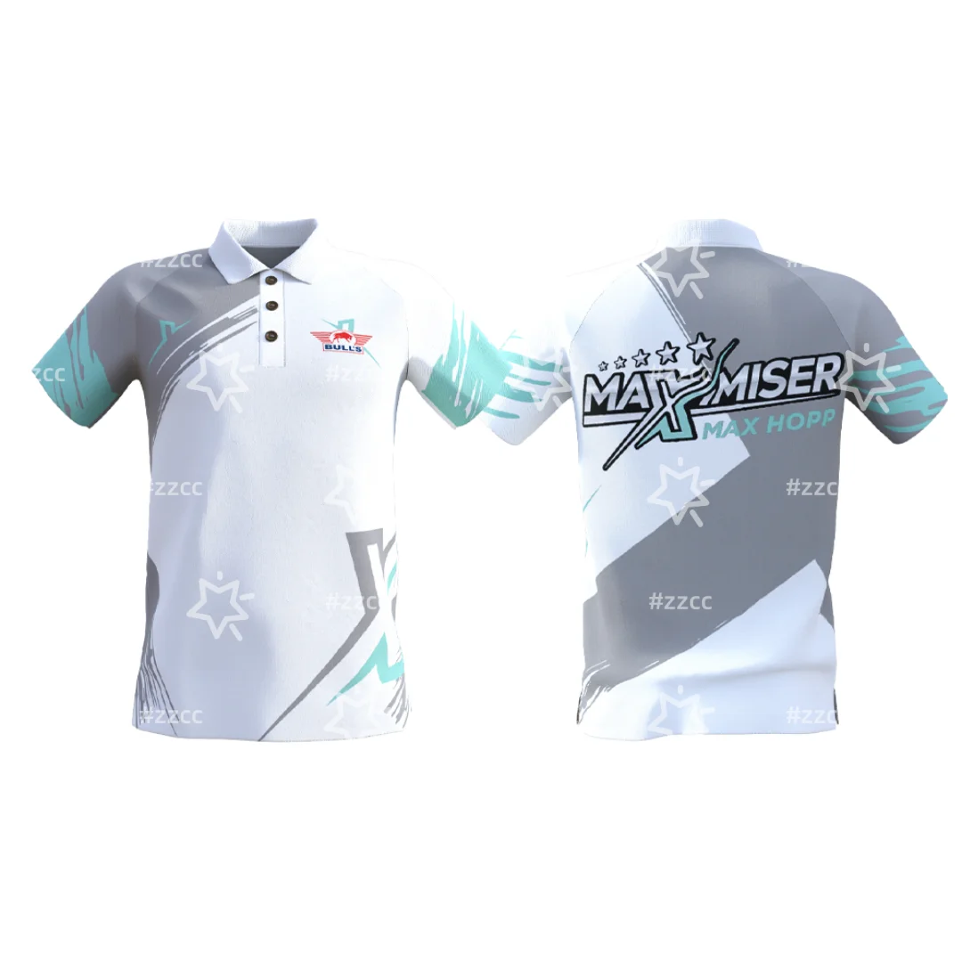 Bull’s Max Hopp Match Shirt Dart competition uniform Darts Polo Shirt Sports Men's T-Shirt Kid's Clothing Tee Y2k Woman