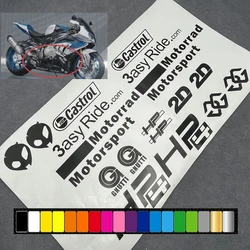 Calcomanías de Patrocinador de motocicleta, pegatinas de carenado para vientre, letras para BMW S1000RR HP4 2009 2010 2011 2012 2013