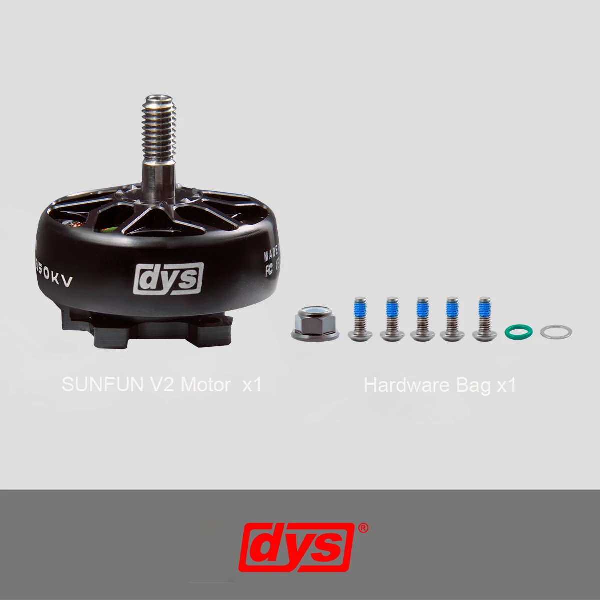 

DYS SUNFUN V2 2806.5 1350KV 1750KV Бесщеточный двигатель 6S для QAV FPV Racing Drone Quadcopter