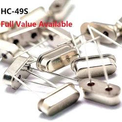 10PCS Passive Crystal Oscillator 4/4.096/4.433/4.9152/5/6/7.2/7.3728/8/8.192/10/10.245/11.0592/12/13.56/14.7456/15.000mhz/M/MHZ