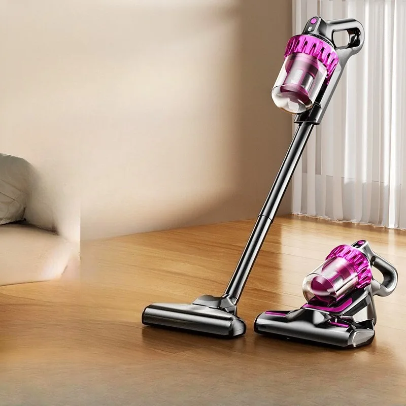 

household large suction ultra-quiet, handheld small powerful mite remover, cat hair suction and towing all-in-one machine