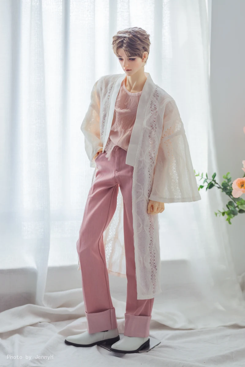 1/4 1/3 Scale BJD Clothes Casual Flipped Straight Leg Pants For BJD/SD MSD SD13 POPO68 SSDF ID75 Uncle Doll Accessories C2116