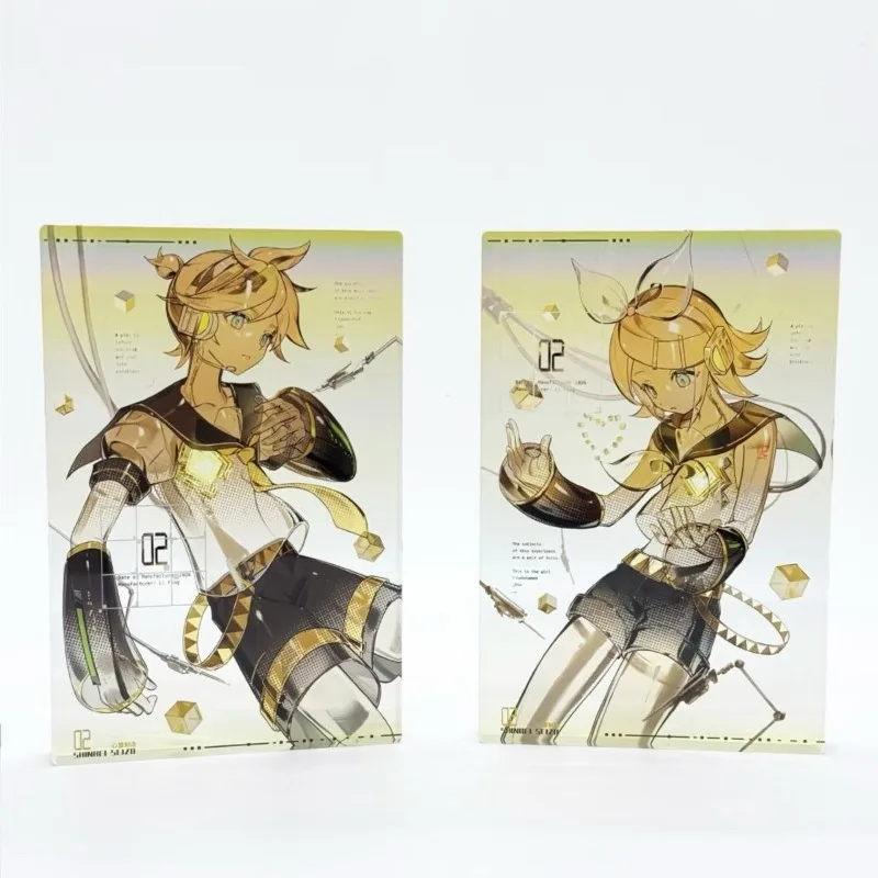Kagamine Rin/Len Acryl-Ziegel-Projekt DIVA Anime-Peripherie, modische, exquisite Kreativität, kleine Acryl-Geschenke – Detail 2