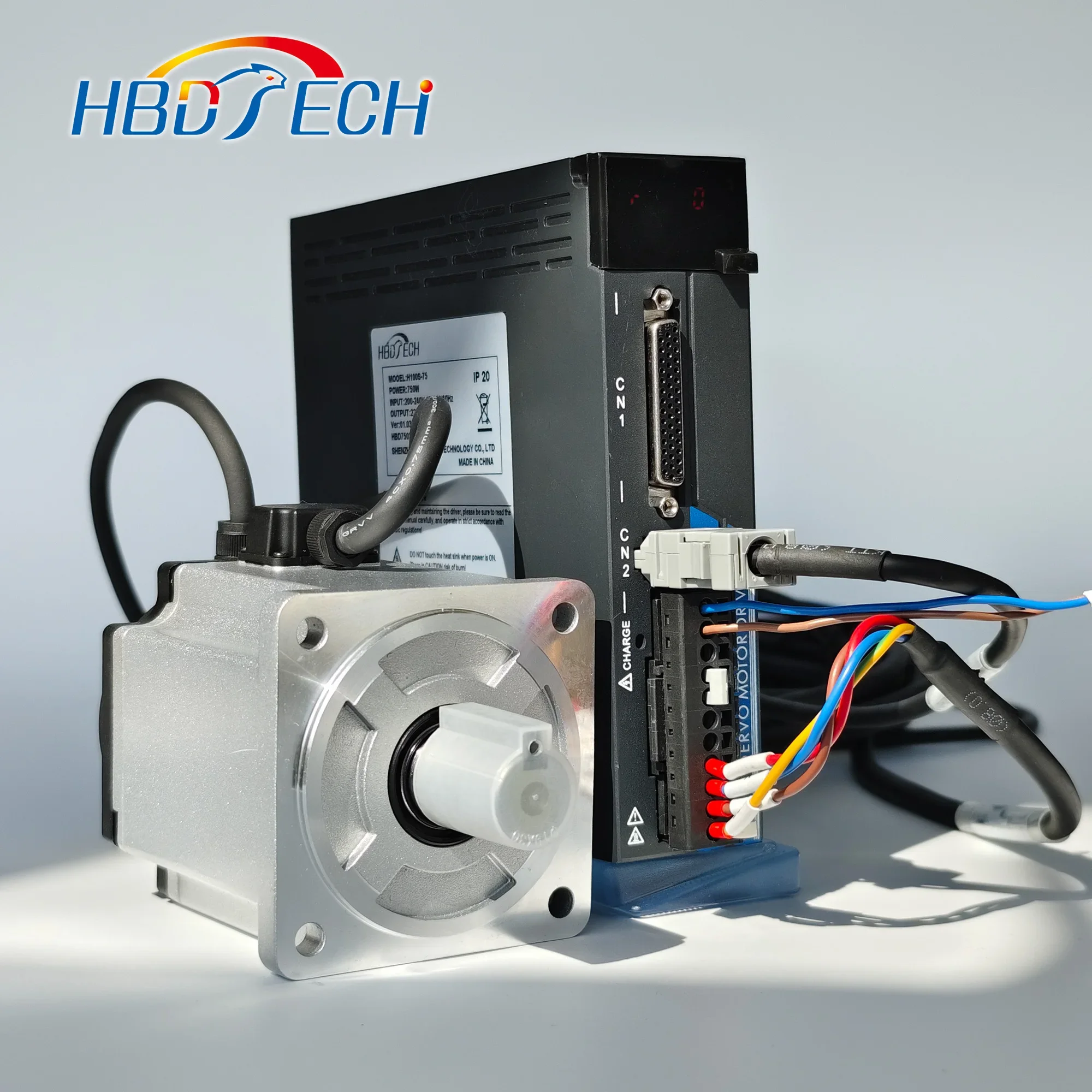 H100S Advanced Servo Drive System with 400W and 750W Motors for Industrial Automation