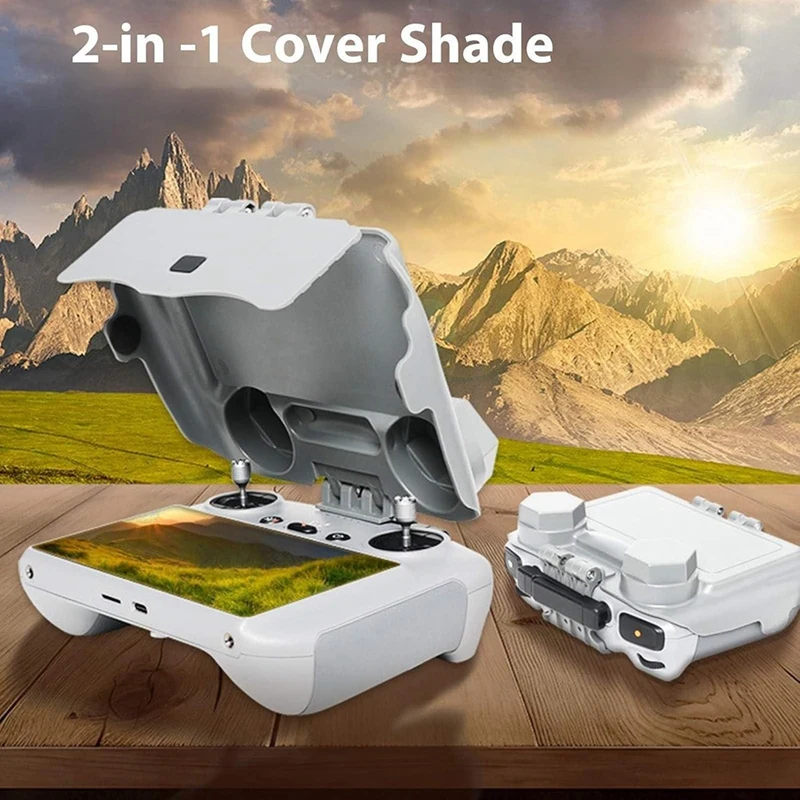 Sun Resistant Sunshade with Secures Fit for 4 PRO Air 3 Remote Controller Protector Screen Sun Hood Cover [IANC-]