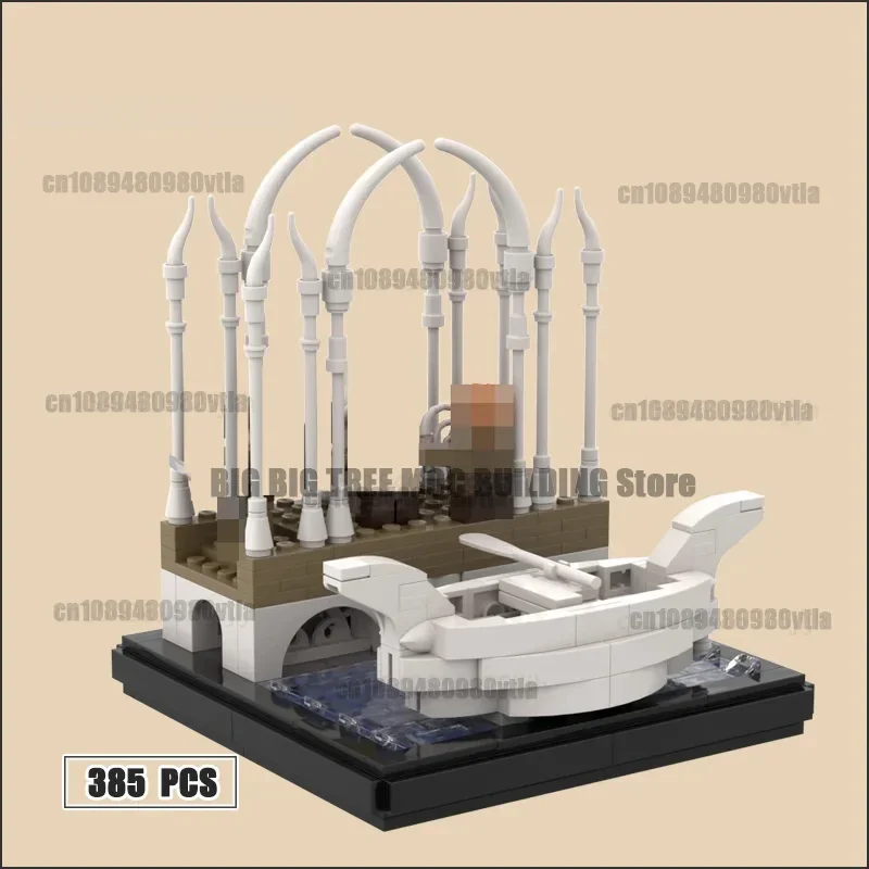 Mini Moc From The Book Movie Scene Building Blocks The Fellowship Of The Ring Technology Bricks DIY Assembly Display Toy Gift