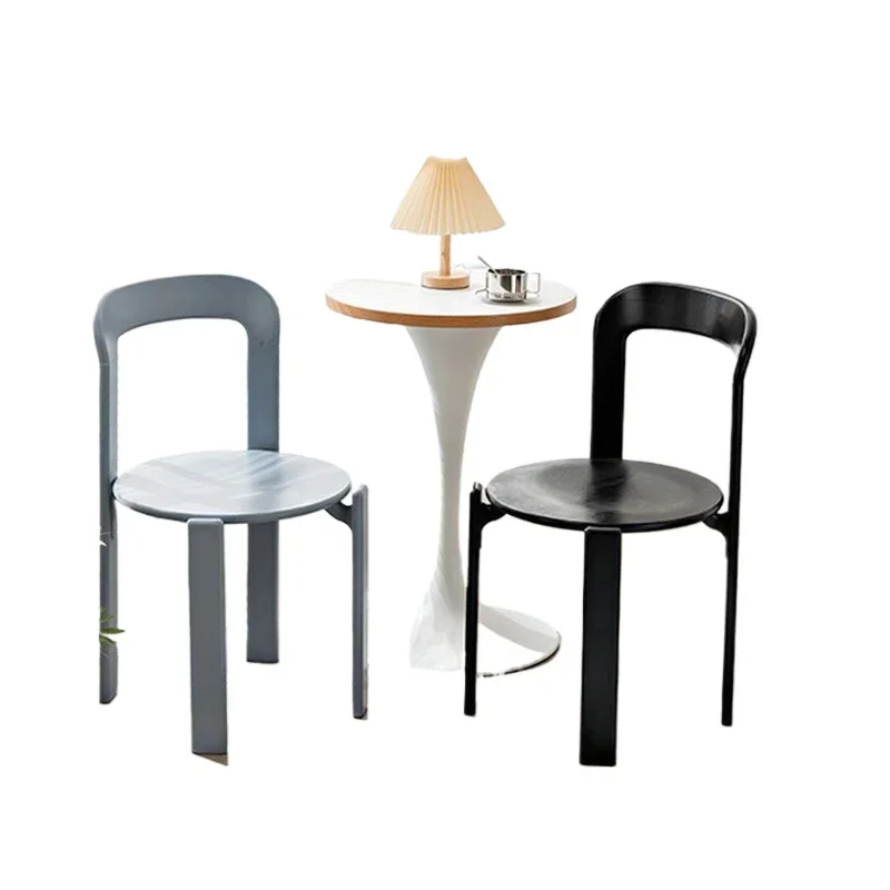 

Nordic solid wood home back chair, simple homestay negotiation chair Internet celebrities ins color medieval